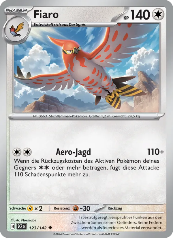 Karte Fiaro aus Stellarkrone, Nummer 123/142