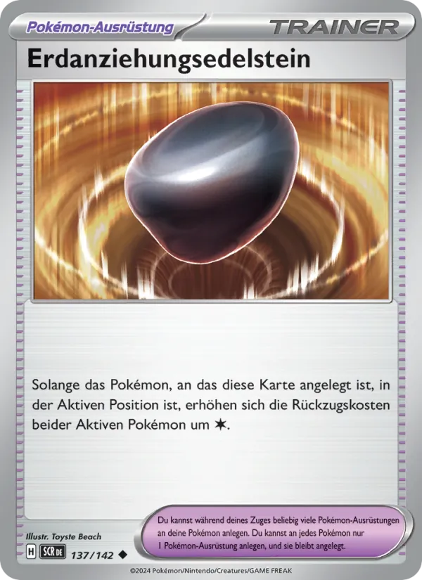 Karte Erdanziehungsedelstein aus Stellarkrone, Nummer 137/142