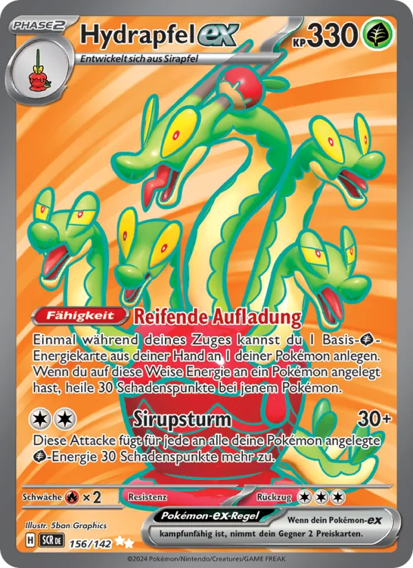 Karte Hydrapfel-ex aus Stellarkrone, Nummer 156/142