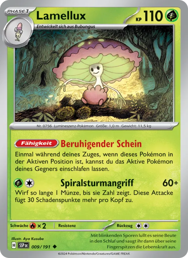 Karte Lamellux aus Stürmische Funken, Nummer 009/191