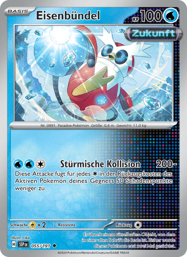 Karte Eisenbündel aus Stürmische Funken, Nummer 055/191