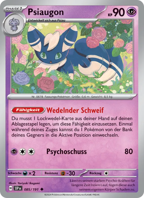 Karte Psiaugon aus Stürmische Funken, Nummer 085/191