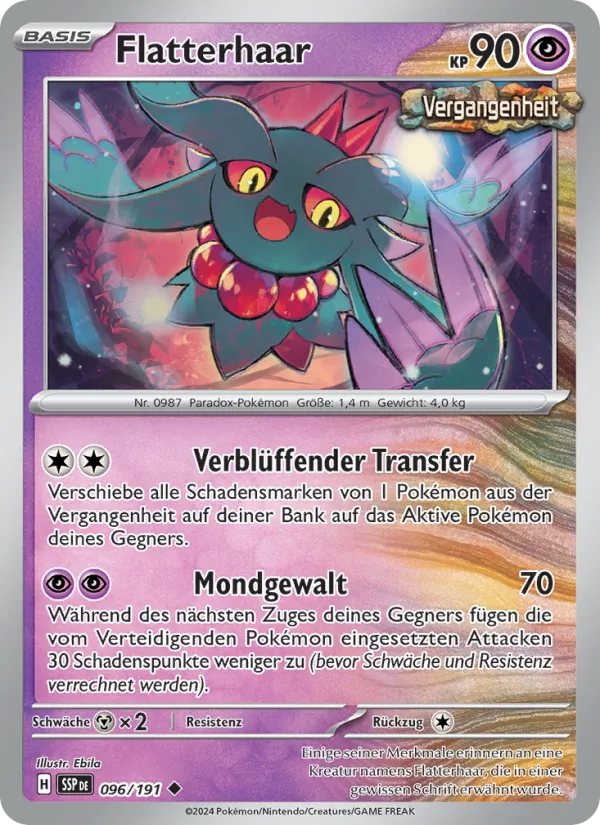 Karte Flatterhaar aus Stürmische Funken, Nummer 096/191