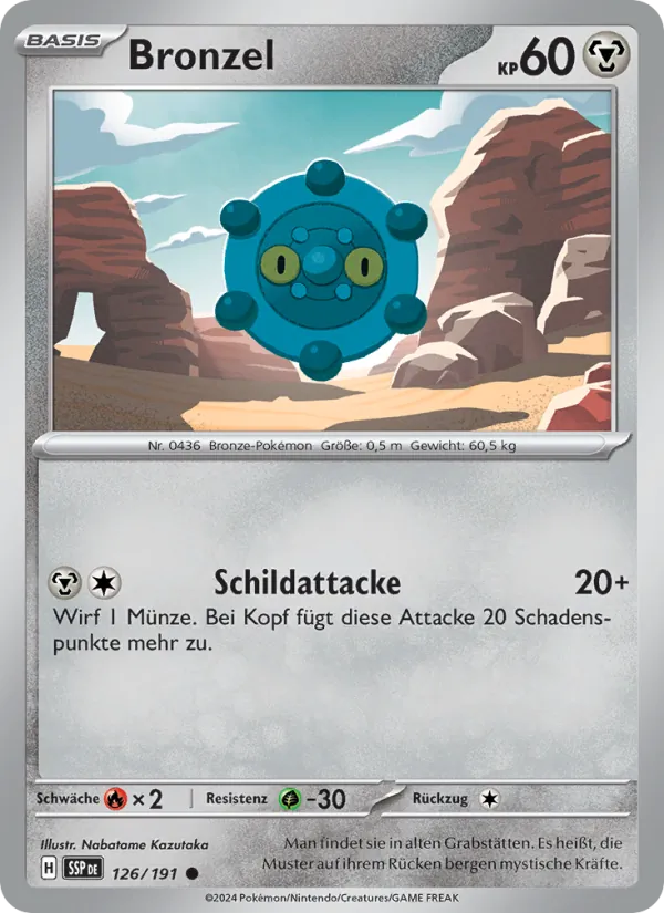 Karte Bronzel aus Stürmische Funken, Nummer 126/191