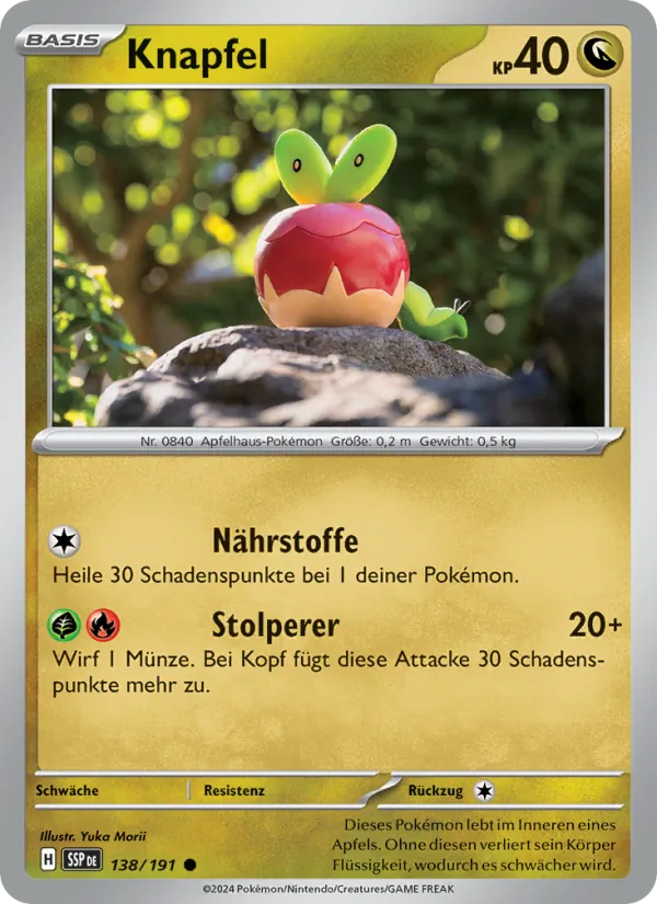 Karte Knapfel aus Stürmische Funken, Nummer 138/191