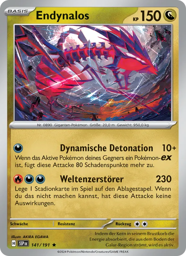 Karte Endynalos aus Stürmische Funken, Nummer 141/191