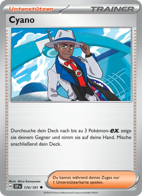 Karte Cyano aus Stürmische Funken, Nummer 170/191
