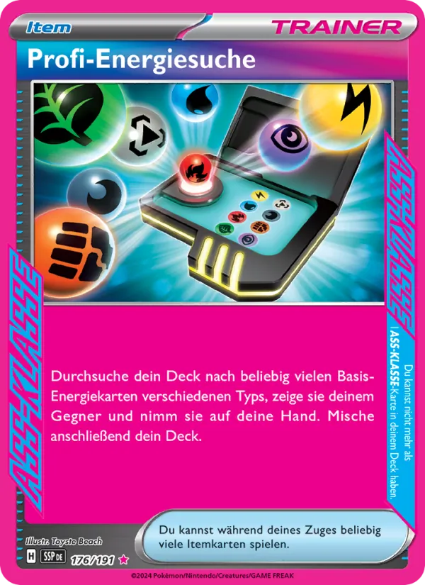 Karte Profi-Energiesuche aus Stürmische Funken, Nummer 176/191