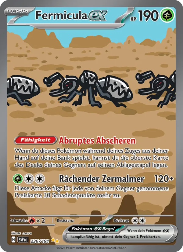 Karte Fermicula-ex aus Stürmische Funken, Nummer 236/191