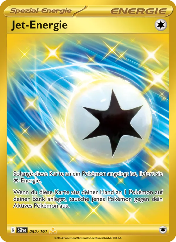Karte Jet-Energie aus Stürmische Funken, Nummer 252/191