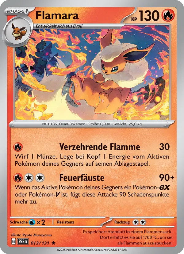 Karte Flamara aus Prismatische Entwicklungen, Nummer 013/131