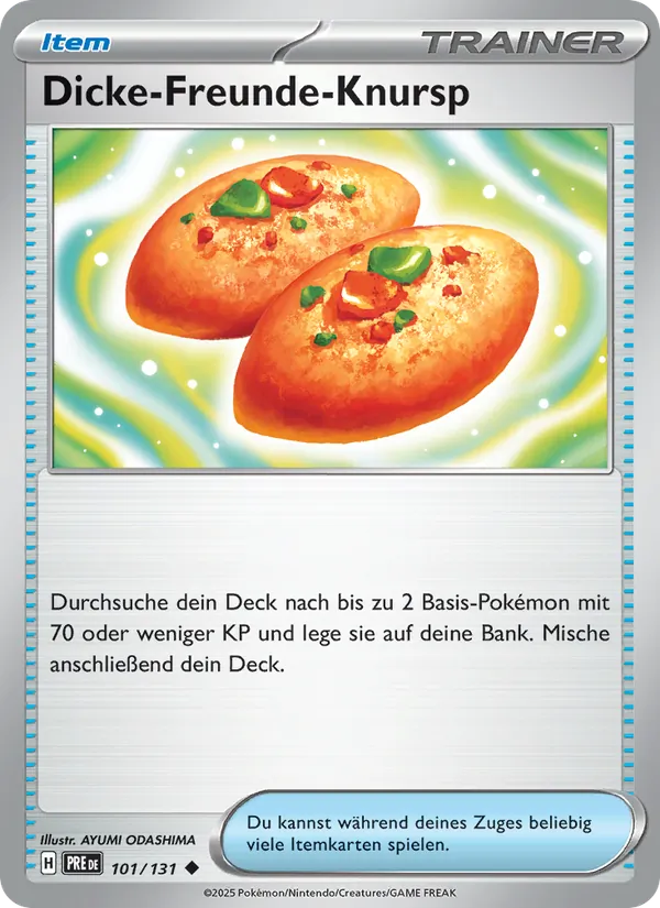 Karte Dicke-Freunde-Knursp aus Prismatische Entwicklungen, Nummer 101/131
