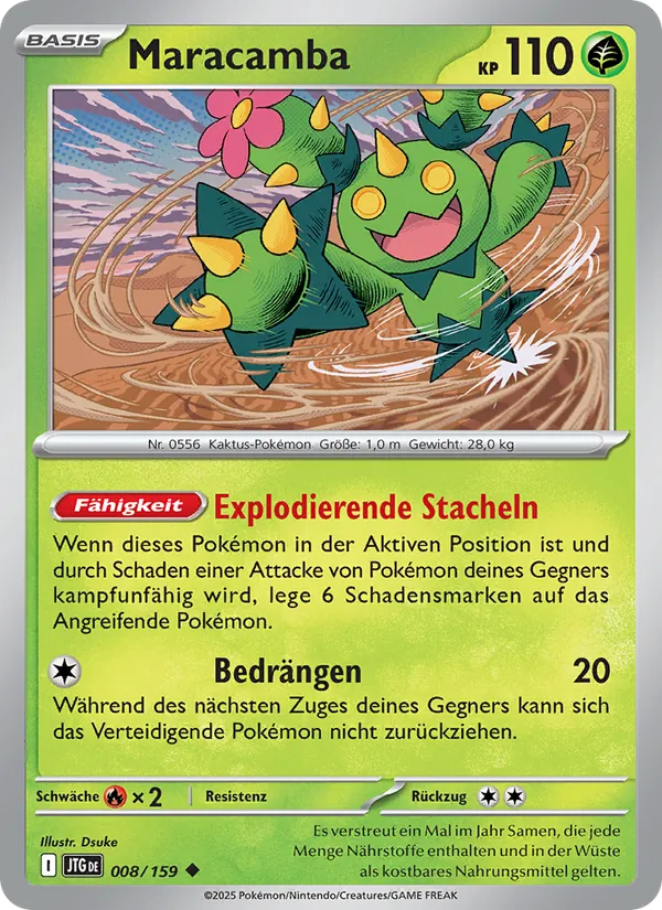 Karte Maracamba aus Reisegefährten, Nummer 008/159