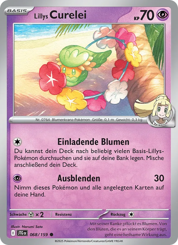 Karte Lillys Curelei aus Reisegefährten, Nummer 068/159