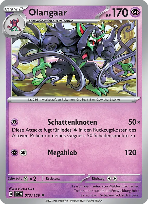 Karte Olangaar aus Reisegefährten, Nummer 073/159