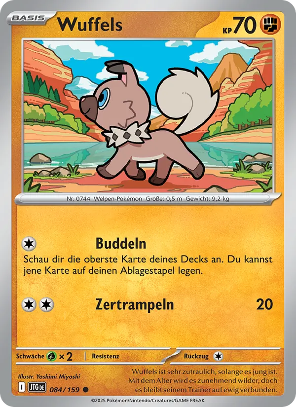 Karte Wuffels aus Reisegefährten, Nummer 084/159