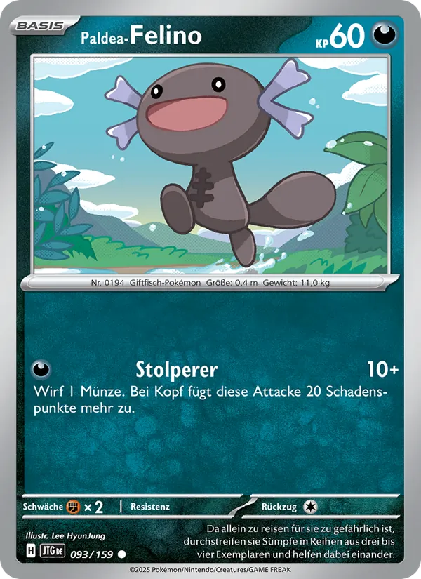 Karte Paldea-Felino aus Reisegefährten, Nummer 093/159