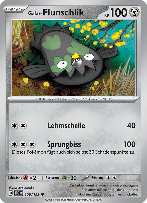 Karte Galar-Flunschlik aus Reisegefährten, Nummer 106/159