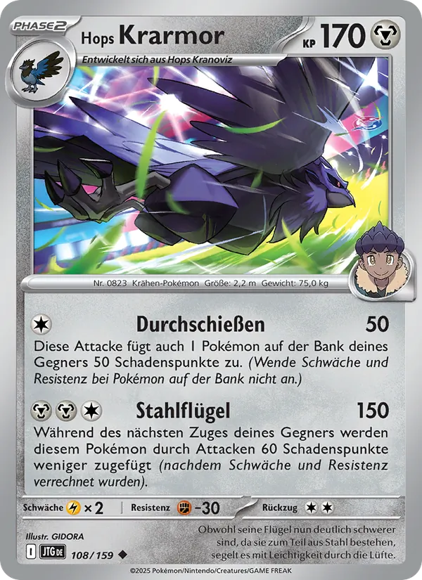 Karte Hops Krarmor aus Reisegefährten, Nummer 108/159