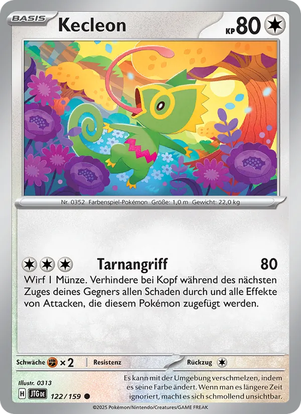 Karte Kecleon aus Reisegefährten, Nummer 122/159