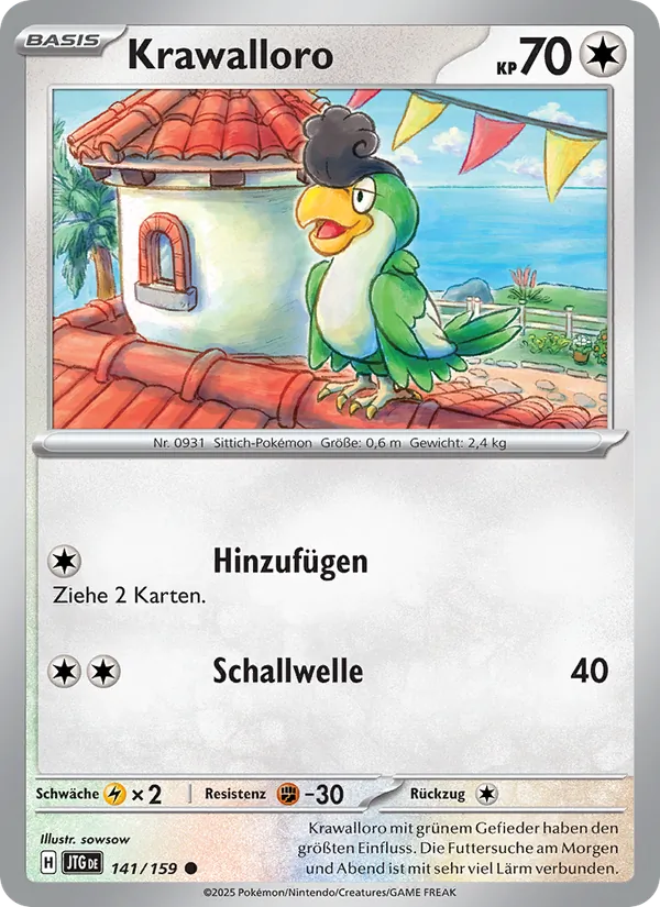Karte Krawalloro aus Reisegefährten, Nummer 141/159