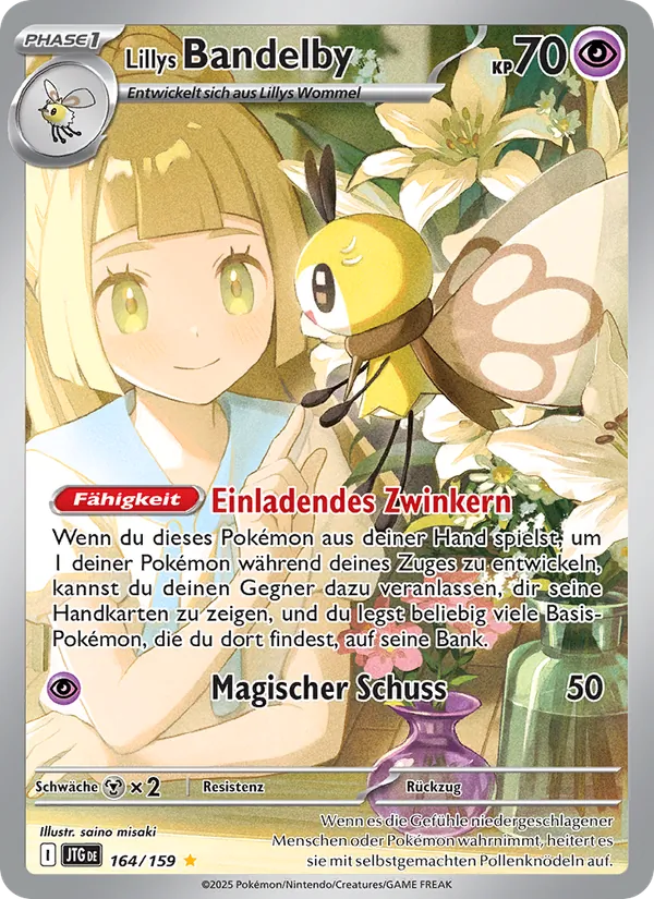 Karte Lillys Bandelby aus Reisegefährten, Nummer 164/159