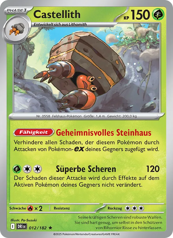 Karte Castellith aus Ewige Rivalen, Nummer 012/182