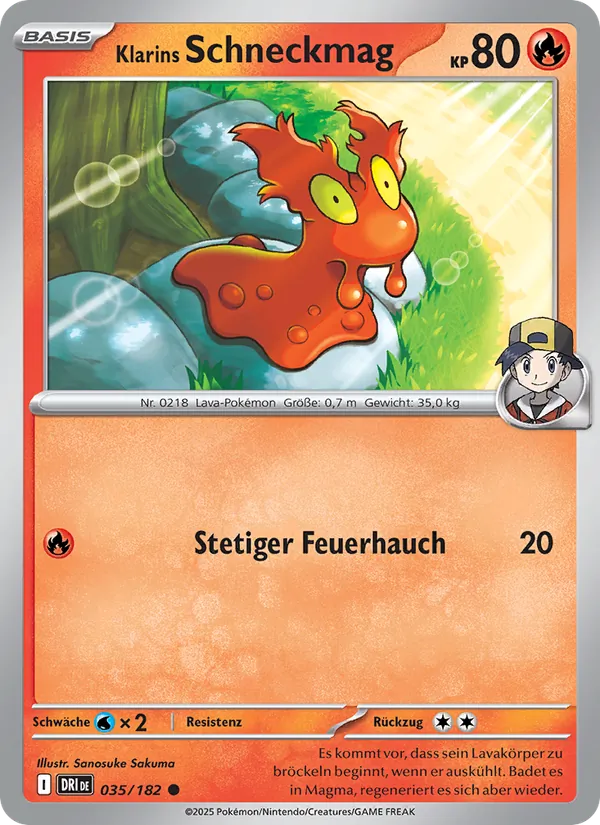 Karte Klarins Schneckmag aus Ewige Rivalen, Nummer 035/182