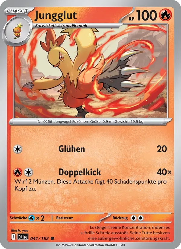 Karte Jungglut aus Ewige Rivalen, Nummer 041/182