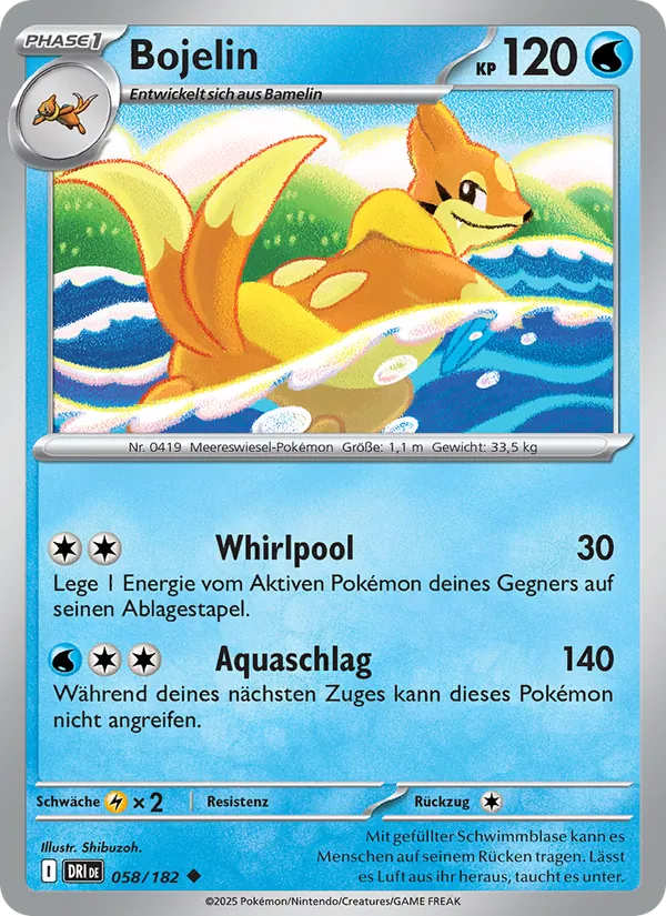 Karte Bojelin aus Ewige Rivalen, Nummer 058/182