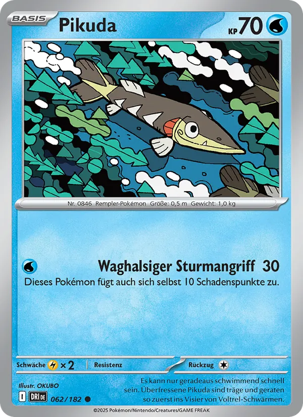 Karte Pikuda aus Ewige Rivalen, Nummer 062/182