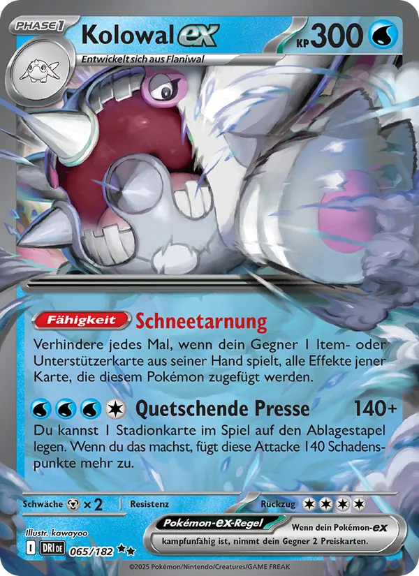 Karte Kolowal-ex aus Ewige Rivalen, Nummer 065/182