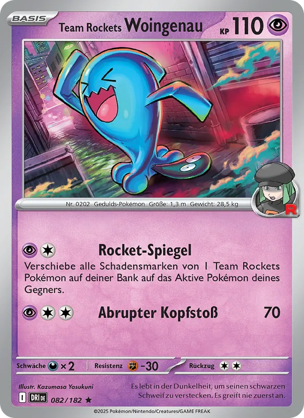 Karte Team Rockets Woingenau aus Ewige Rivalen, Nummer 082/182