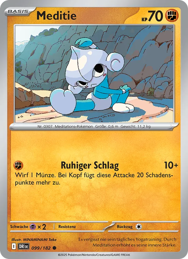 Karte Meditie aus Ewige Rivalen, Nummer 099/182