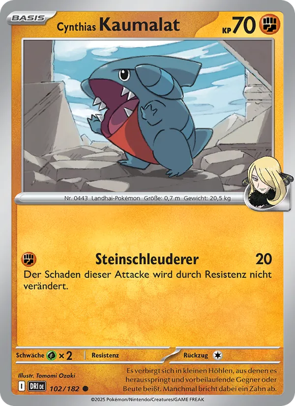 Karte Cynthias Kaumalat aus Ewige Rivalen, Nummer 102/182