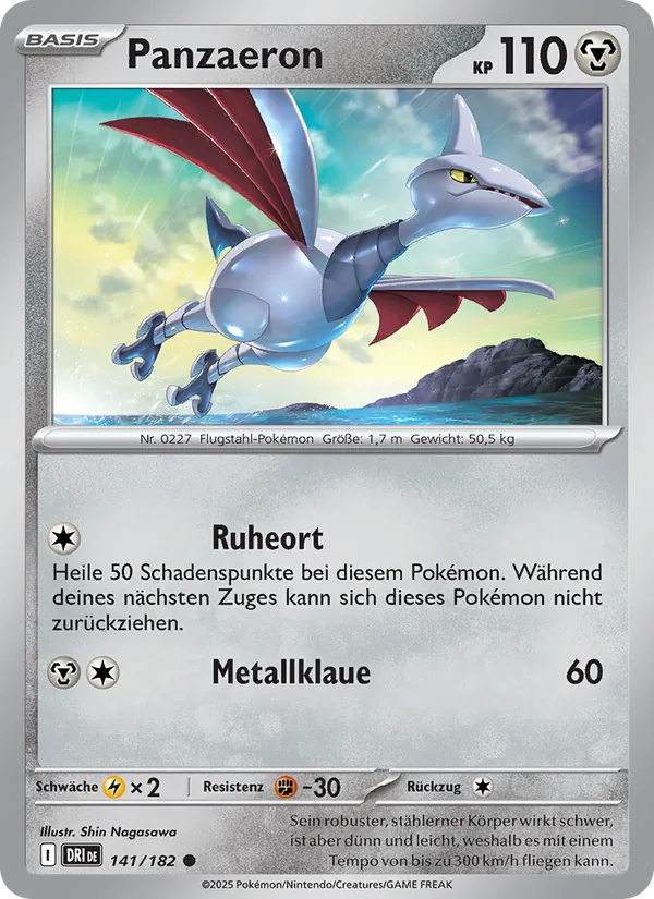 Karte Panzaeron aus Ewige Rivalen, Nummer 141/182