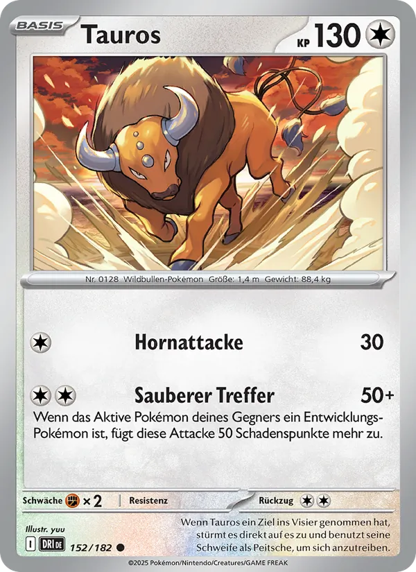 Karte Tauros aus Ewige Rivalen, Nummer 152/182