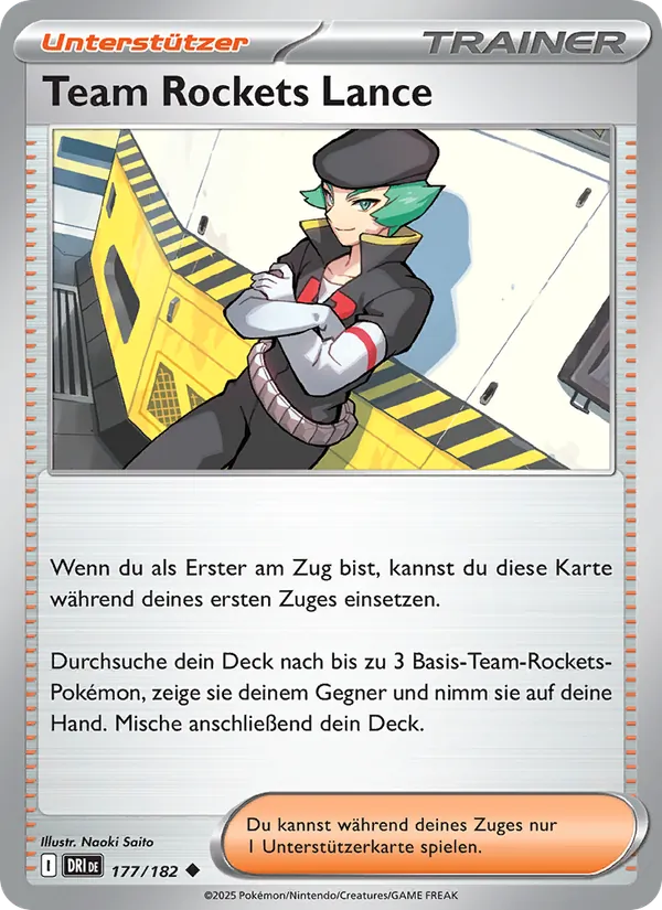 Karte Team Rockets Lance aus Ewige Rivalen, Nummer 177/182