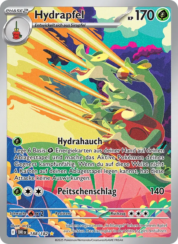 Karte Hydrapfel aus Ewige Rivalen, Nummer 188/182