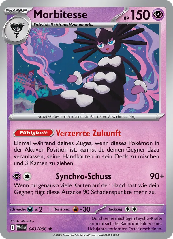 Karte Morbitesse aus Weiße Flammen, Nummer 043/86