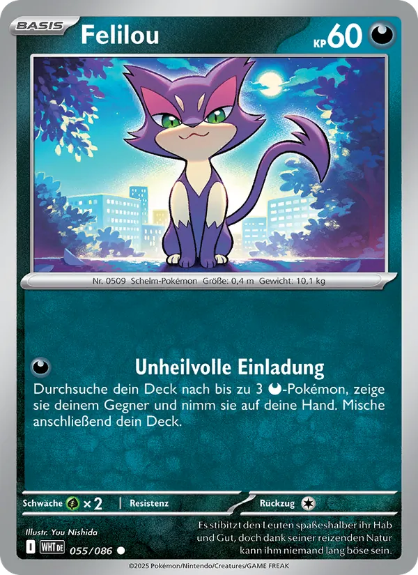 Karte Felilou aus Weiße Flammen, Nummer 055/86