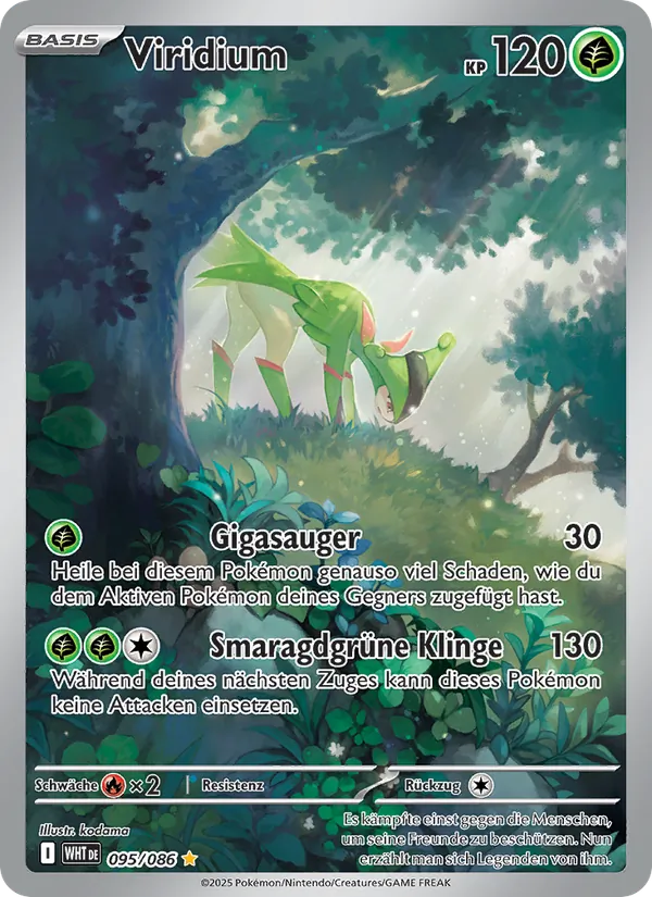 Karte Viridium aus Weiße Flammen, Nummer 095/86