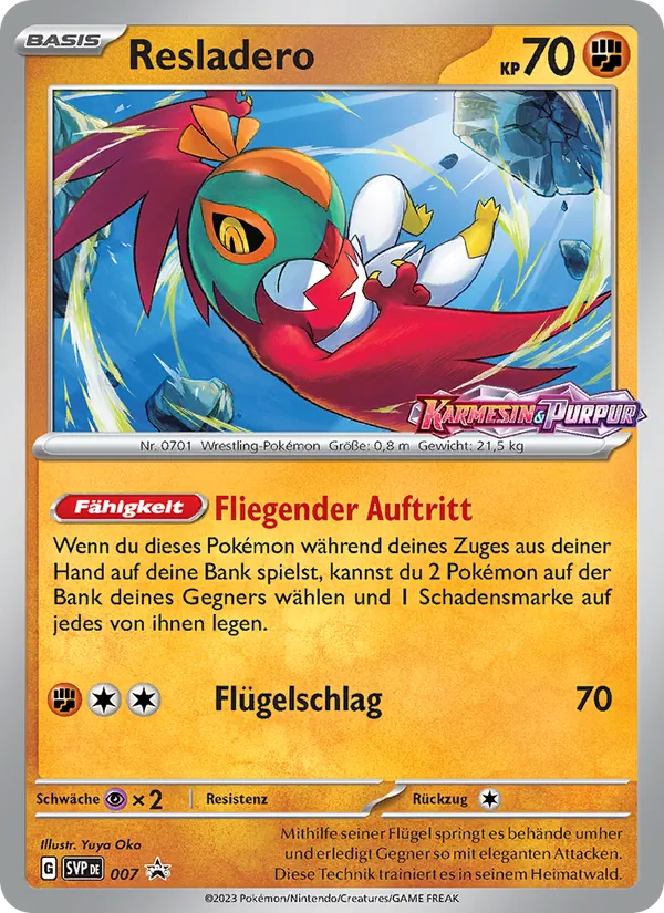 Karte Resladero aus SVP Black Star Promos, Nummer 007/225