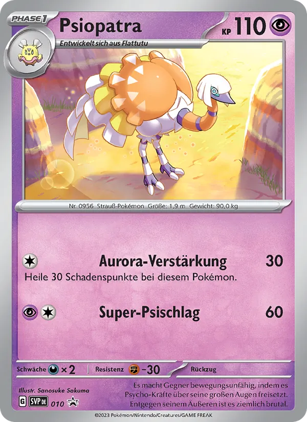 Karte Psiopatra aus SVP Black Star Promos, Nummer 010/225