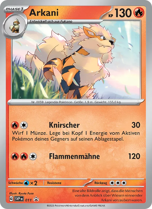 Karte Arkani aus SVP Black Star Promos, Nummer 011/225