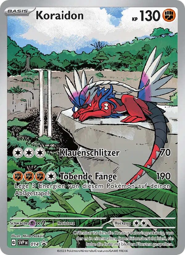 Karte Koraidon aus SVP Black Star Promos, Nummer 014/225