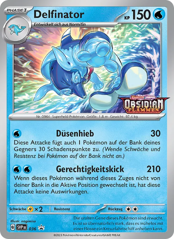 Karte Delfinator aus SVP Black Star Promos, Nummer 036/225
