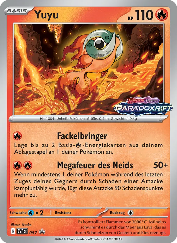 Karte Yuyu aus SVP Black Star Promos, Nummer 057/225