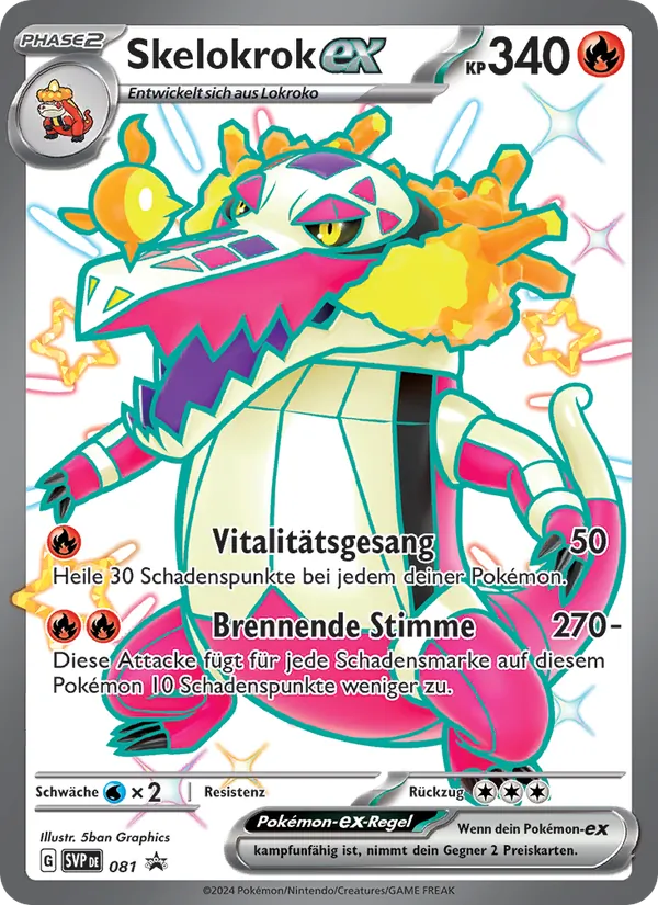 Karte Skelokrok-ex aus SVP Black Star Promos, Nummer 081/225
