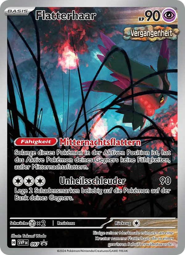 Karte Flatterhaar aus SVP Black Star Promos, Nummer 097/225